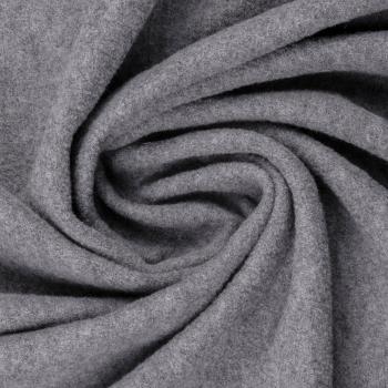 Merino Wollfleece Grau meliert  by Swafing